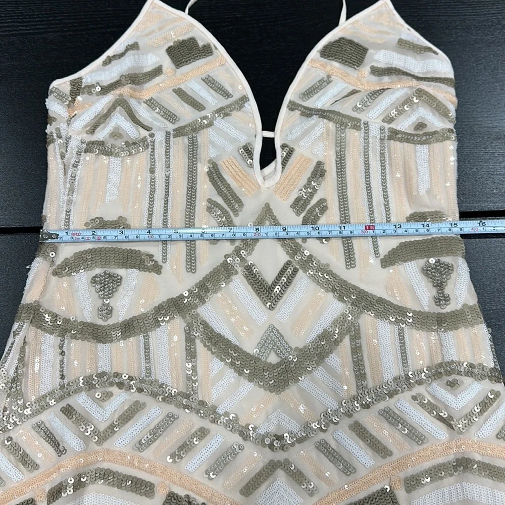 Free People Saylor Harper Sequin Shift Dress - S - Picture 7 of 13